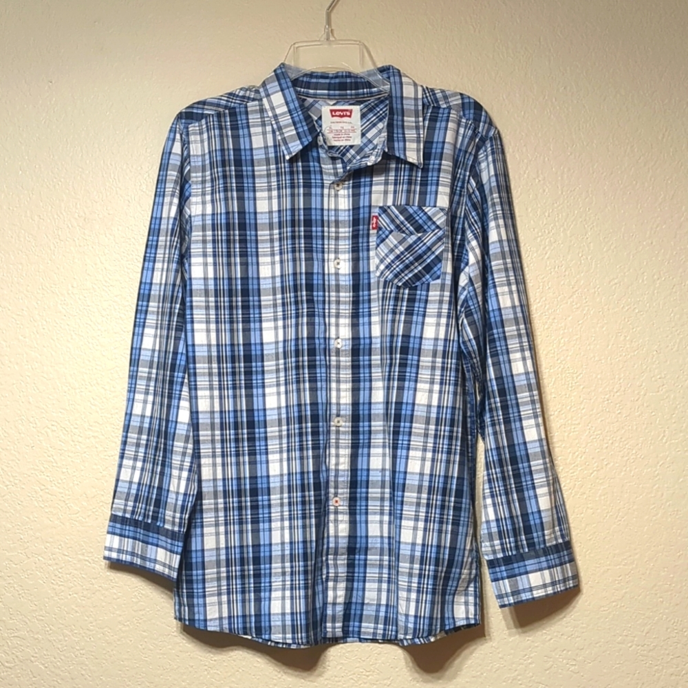LEVI'S MEN'S BUTTON-DOWN SHIRT